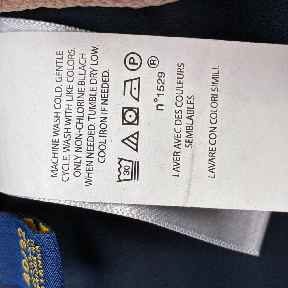 Polo Ralph Lauren Dress Pants 40x32 Navy Blue Classic Preppy Golf Professional